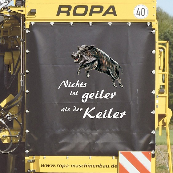 Sticker met Keiler-tekst