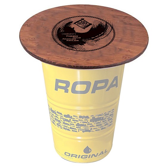 Surface de table ROPA, tonneau d'huile