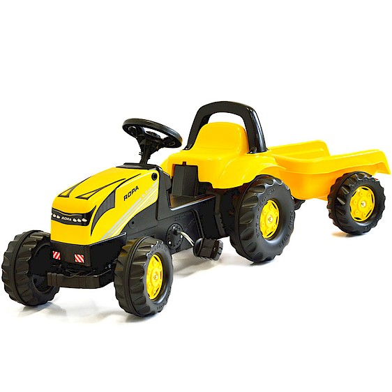 R-Trac pedal tractor with trailer