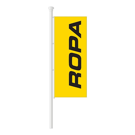 ROPA hoisted flag