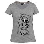 Dames-T-shirt Work "Wild Tiger" ropa_t-shirt_wild_tiger_damen_grau_melange_012082100-012082500_ropa_collection_2021.jpg