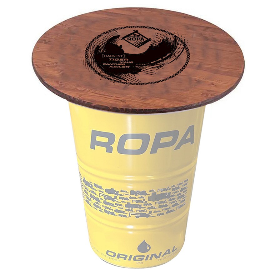 ROPA table plate for oil drum